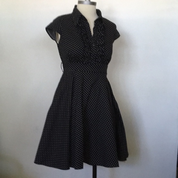 Bailey Blue pinup 50s polka dot dress - Picture 4 of 7